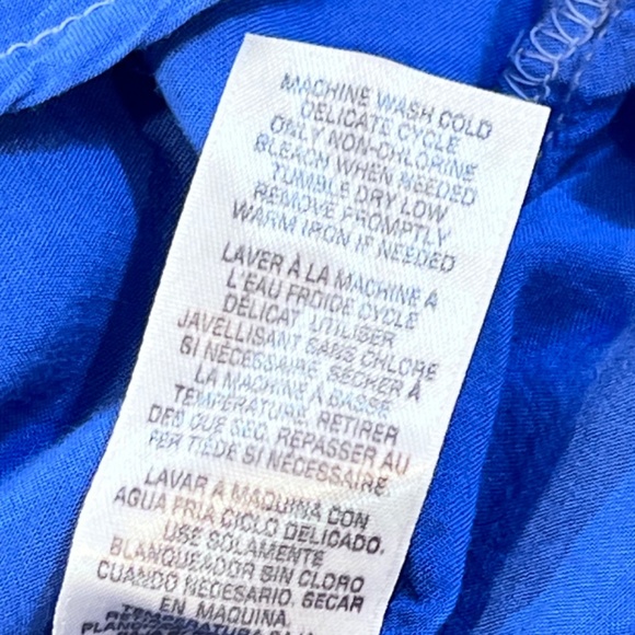 Splendid Long Roll Up Sleeve Button Up Knit Blouse - Picture 9 of 10